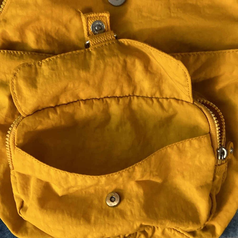 Kipling Yellow Mini Backpack - Picture 9 of 12